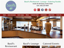 Tablet Screenshot of basilskitchenseattle.com